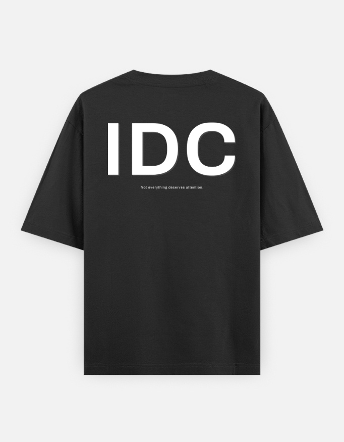 IDC Oversized Heavyweight T-Shirt | Selective Attention | 240 GSM Cotton